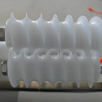 Rouleuse à spirale entièrement automatique robuste avec moteur 580W, construction en acier inoxydable pour la production de boules de pâte en grande quantité sur de longues heures