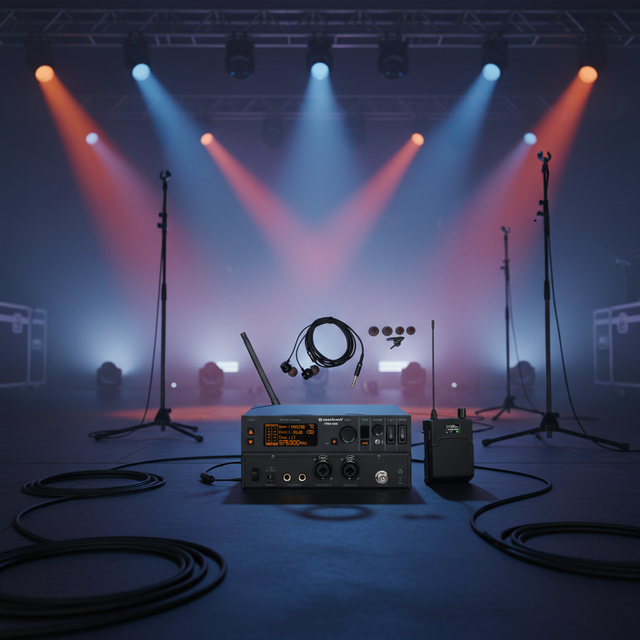 Soundmark 550MHz~960MH Wireless Stereo PSM900 In-Ear Monitor System with XLR Connector Without Battery No Data Cable