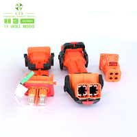 Connecteurs de batterie haute tension à 2 conducteurs Connecteurs 120A 200A 350A DC 1500V HV socket high current Connector