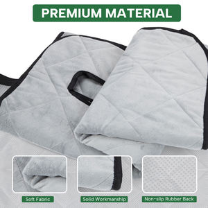 Housse de siège de voiturette de golf promotionnelle à motif personnalisé, portable, pour l'hiver, en coton soyeux, avec trous pour accoudoirs - Product Image 4