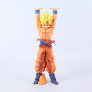 Dragon Ball Son Goku Spirit Bomb Super Saiyan <span class=keywords><strong>Migatte</strong></span> No Gokui Version endommagée par le combat Cheveux jaunes et noirs Décoration de bureau - Product Image 2