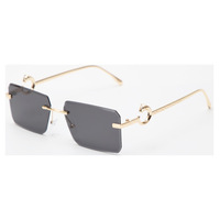 Gafas de sol New TIDE Girl Anti Ultraviolet Strong Light Show Face Gafas de sol pequeñas Street Shooting Online Celebrity Glasses