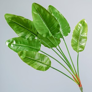 Plantes vertes artificielles Meng Jie, feuilles de calabash, 30cm-100cm, base florale, décoration intérieure - Product Image 3