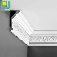 Moulures décoratives en polyuréthane PU, corniche en PU, moulures légères en PU pour la décoration des murs et plafonds intérieurs, installation facile