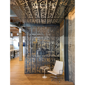 J306 New Style Commercial Stainless Steel Indoor Decorative Screens Metal Room Divider - Product Image 1