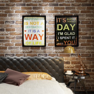 3D Interior Decorative Wall Stickers Self Adhesive Wallpaper For Living Room