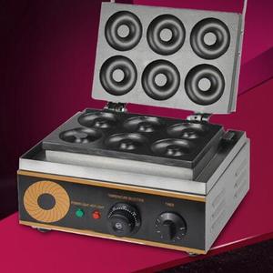 Machine à gaufres et à beignets QQ en vente chaude, 220V, contrôle de la température, fonctionnement facile, garantie 1 an pour utilisation en boulangerie - Product Image 2