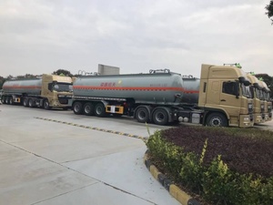 Semi-remorque citerne à huile résistante à la corrosion, trois essieux, pour produits chimiques liquides, capacité 35 000 L, pour hydroxyde d'ammonium corrosif, à vendre - Product Image 5