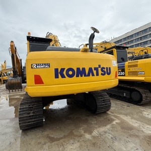 heavy duty well maintained used komatsu pc220 crawler excavator for ore mining rock quarry bulk material handling project - Product Image 2