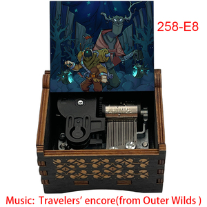 Boîte à <span class=keywords><strong>musique</strong></span> en bois Game Outer Wilds, 18 notes, mouvement musical à remonter 'Travelers' Encore', cadeau spécial et mignon <span class=keywords><strong>pour</strong></span> <span class=keywords><strong>l</strong></span>'<span class=keywords><strong>anniversaire</strong></span> des amis - Product Image 6