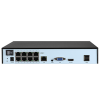 GX-N8010H1-P8(AG) Caméra IP NVR 4K 8MP 8 Canaux POE avec Reconnaissance Faciale, Recherche Intelligente des Visages, Lecture et Détection de Croisement de Lignes XMEYE
