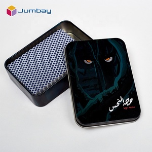 Chuyên Nghiệp Cá Nhân Tùy Biến Thương Hiệu Chơi Thẻ Boong Quảng Cáo Poker Giấy Tùy Chỉnh In Ấn Chơi Thẻ Với Hộp Kim Loại - Product Image 5