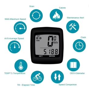 Contachilometri Digitale 201a <span class=keywords><strong>per</strong></span> Bicicletta, Accessorio <span class=keywords><strong>per</strong></span> <span class=keywords><strong>Ciclisti</strong></span> - Product Image 4