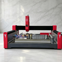 Centre d'usinage CNC ATC 4 axes pour gravure sur granit, modèle 1325, avec servomoteur et refroidissement par eau, pour monuments funéraires
