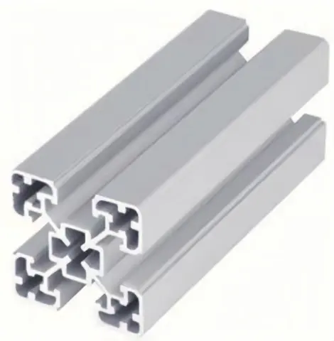 Profil 40*40 profilés en aluminium industriels alliage 6005 6060 6463 6082 T5 T6 7005 7003 pour porte de matériaux de construction de construction