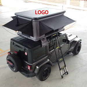 Tente de toit rigide automatique quatre saisons durable pour Jeep, ouverture latérale avec échelle en aluminium, étanche, pour camping en voiture - Product Image 1