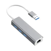 Cantell usb ethernet adaptörü 1000Mbps usb lan 3.0 gigabit hub 3 usb rj45 laptop notebook için