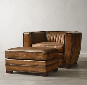 Juego de Sillas de Cuero de Diseño Moderno, Alta Calidad, Venta al Por Mayor, Diseño Sassanid OEM, para Muebles de Sala de Estar, Diseños de Lujo - Product Image 5