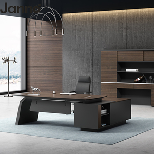 Luxe ceo gestionnaire bureau moderne pour mobilier de bureau en forme de conception - Product Image 1