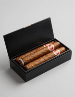 Boîte à cigares de luxe personnalisée de style tiroir avec boucle magnétique et doublure en EVA/coton perlé - Fournisseur d'emballages de cigares originaux