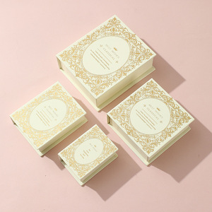 Caja de Joyería Rígida con Forma de Libro, Magnética, para Guardar Collares y Pendientes, Reciclable, con Impresión de Logotipo Personalizado - Product Image 2