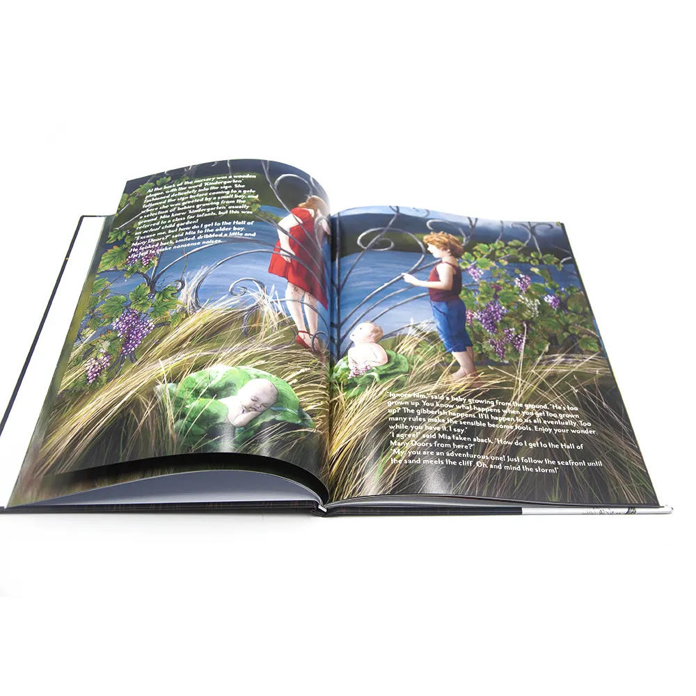 Custom High Quality Overseas hardcover children offset picture book printing