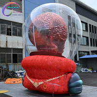 Structure gonflable de publicité unique adaptée aux besoins du client de conception extraterrestre d'horreur de bande dessinée d'Inflatables