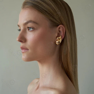 Gemnel Sade 925 orecchini pendenti placcati in oro o rodiato, eleganti orecchini pendenti leggeri - Product Image 2