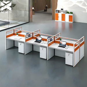 Poste <span class=keywords><strong>de</strong></span> travail modulaire moderne pour 4 à 6 personnes, mobilier <span class=keywords><strong>de</strong></span> bureau, table <span class=keywords><strong>de</strong></span> bureau, meubles <span class=keywords><strong>de</strong></span> bureau - Product Image 6