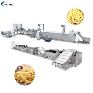 Best Selling Automatic Industrial Potato <strong>Chips</strong> Frozen French Fries Line New <strong>Fryer</strong> For Vegetable Fruit Processing Food Processing - Product Image 1