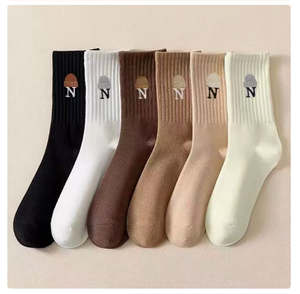 Chaussettes brodées M-53, chaussettes de haute qualité, chaussettes de bonne qualité, logo personnalisé brodé, unisexe - Product Image 4