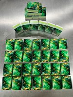 Tuiles de Mahjong Américaines de Luxe Modernes Personnalisées, Finition Inspirée Sunday Blue, 160 Pièces, Ensemble de Tuiles Acryliques Pliables à 2 Couches, Casino