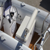 330cm Loisirs Bateau Gonflable Usine Prix Direct Hypalon ou Pvc Vitesse Pêche Nervure Bateau Gonflable En Fibre De Verre Bateau