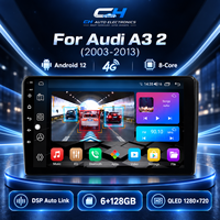 Pour Audi A3 2003-2013, unité de navigation automobile Android tout-en-un, WIFI, Bluetooth, navigation GPS