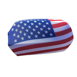 Personalizado para EE. UU. Cubierta del capó del coche Banderas Espejo retrovisor Cubiertas de banderas para automóviles - Product Image 1