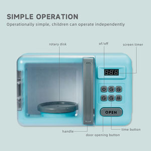 Ensemble de cuisine électrique pour enfants avec micro-ondes, lumières et sons, jeu de simulation réaliste, cadeau éducatif STEM pour enfants - Product Image 3