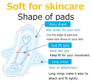 Toallas sanitarias japonesas no tejidas de 23 cm con absorción deslizante a prueba de fugas, tamaño para adolescentes - Product Image 2
