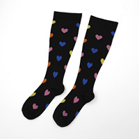 Chaussettes de compression pour mollets larges pour femmes et hommes, 15-20 mmHg, chaussettes de soutien pour infirmières, tailles 2XL, 3XL, 4XL