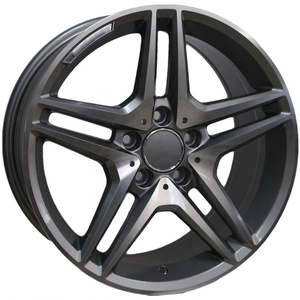 Rines Deportivos AMG de Cinco Radios en Oferta, 17, 18 y 20 Pulgadas, 5*112, para <span class=keywords><strong>Mercedes</strong></span> Benz AMG SLS <span class=keywords><strong>SLK</strong></span> SL Class Five Star, para A45 C63 E63 S63 S65 - Product Image 1