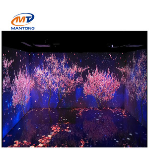 3D nhập vai chiếu tương tác trò chơi video trải nghiệm 360 hang động nghệ thuật phòng tăng cường thực tế Lập Bản Đồ Màn hình hiển thị sự kiện - Product Image 3