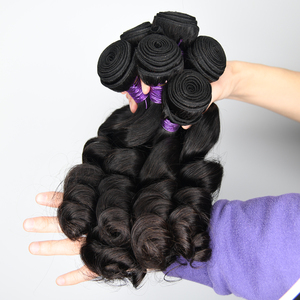 Extensiones de Cabello Humano K.swigs, Color Negro, Calidad Remy 8A 10A 12A, Ondulado Profundo, Doble Trama, Tejido a Máquina - Product Image 2
