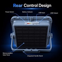 Lámpara Solar de Emergencia de 200w Recargable con Batería de 7200mah, Portátil, para Exteriores, Luz de Trabajo Solar