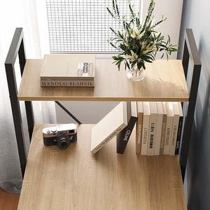 Bureau de bureau ordinateur bureau étagère Table intégrée Simple chambre étudiant apprentissage Table d'écriture <span class=keywords><strong>livre</strong></span> supports étagères stockage - Product Image 3