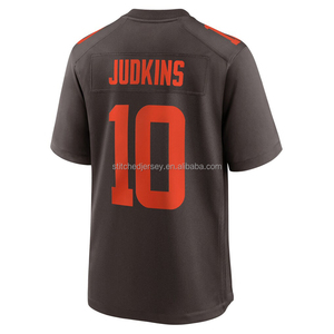 Maillot de football cousu pour hommes 2026 S-3XL Deshaun Watson Denzel Ward Shedeur Sanders Quinshon Judkins 49 Schwesinger Jared Verse - Product Image 3