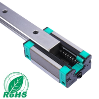 Kit de rail de guidage linéaire en acier Bloc coulissant HGR15 HGR20 HGR25 HGR30 Courbé 1000mm 2000mm 3000mm Rails CNC avec moteur PLC