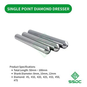 เครื่องมือแต่งคมเพชรแบบจุดเดียว OEM คุณภาพสูง แข็งแรงพิเศษ สำหรับการแต่งและตัดแต่งล้อเจียรความแม่นยำสูง รุ่นใหม่ ขายดี - Product Image 2