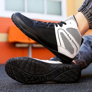 Zapatos de Trabajo Profesionales para Hombre, de Cuero, con Puntera de Acero, con Cordones, Cómodos, para Entrenamiento, con Suela de Goma Protectora - Product Image 4