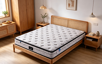 Matelas en mousse à mémoire de forme, matelas à ressorts ensachés, coussin moelleux pour hôtel, appartement, matelas compressé en boîte
