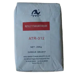 Rutil Tio2 Ananda ATR-312 boyama için titanyum dioksit kaplama Tio2