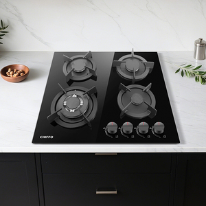 Thương Mại Cấp 4-Burner <span class=keywords><strong>Gas</strong></span>/Điện Kết Hợp Được Xây Dựng Trong Di Động Bảng Bếp Cho Nhà Xe Ngoài Trời Sử Dụng-Nhà Máy Giá - Product Image 3